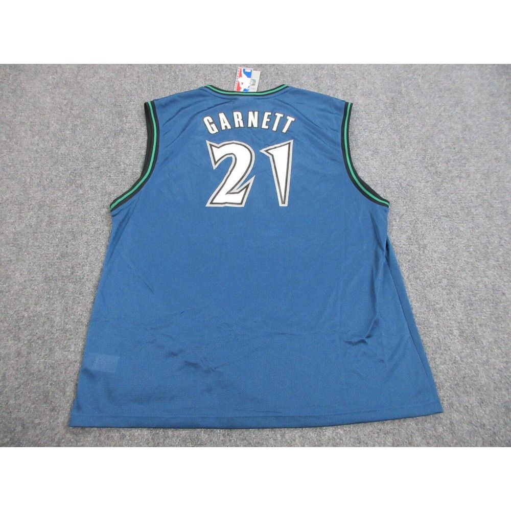 Kevin Garnett Minnesota Timberwolves Jersey Mens Extra Large Blue NBA Basketball - Picture 14 of 16